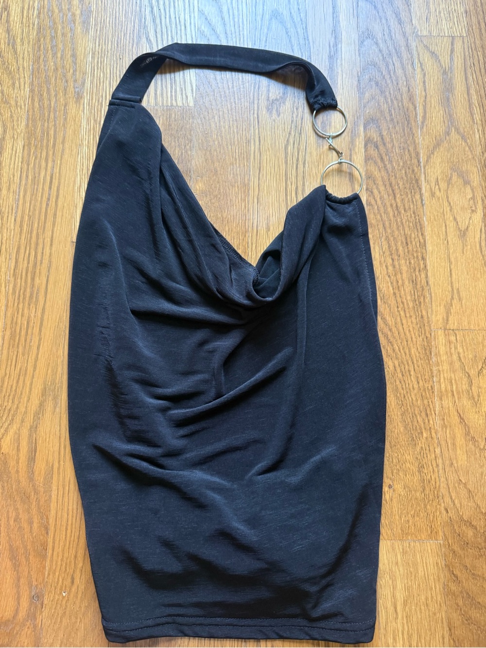 Edikted Rhia Cowl Neck Halter Top